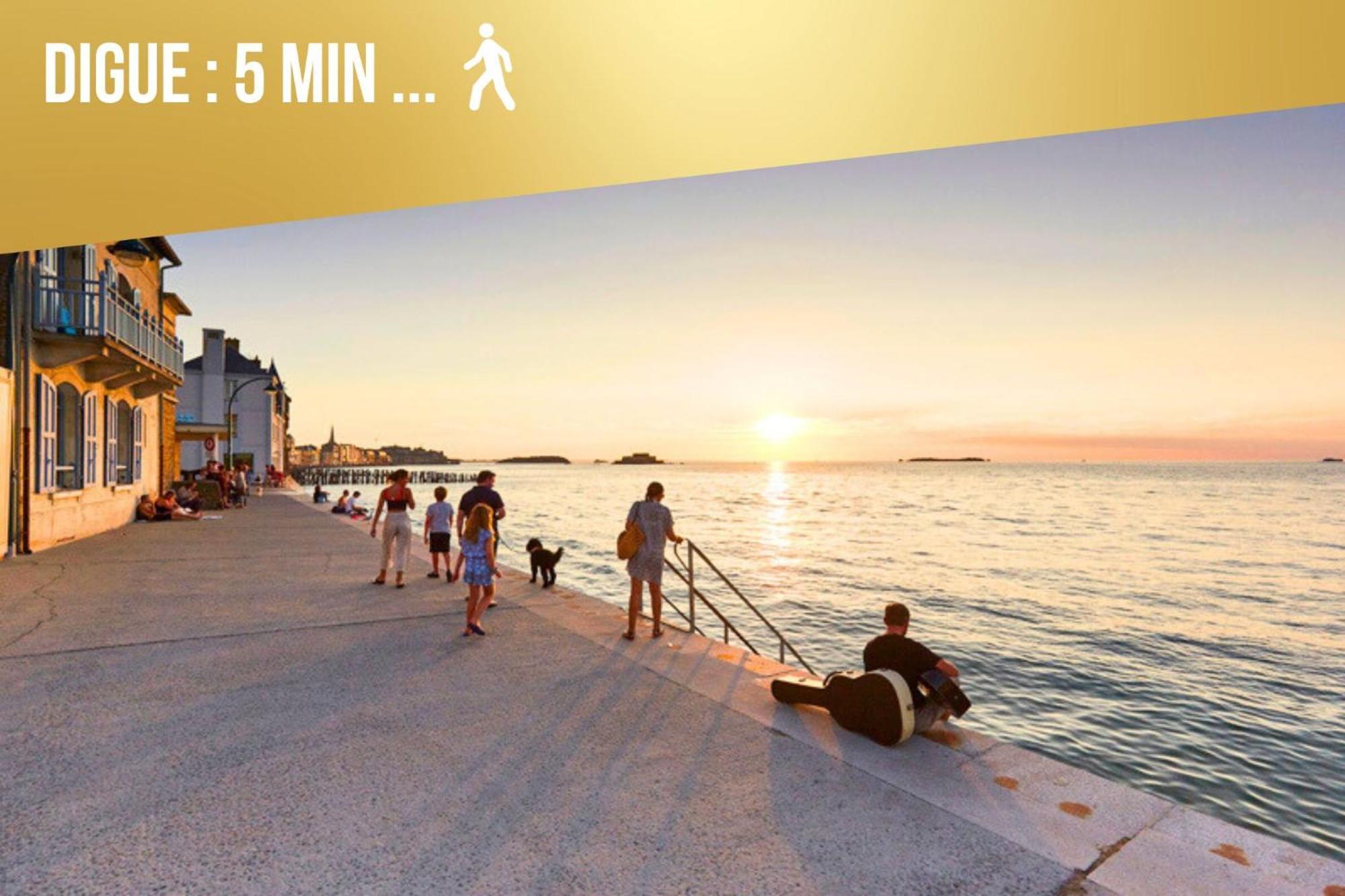 Allen - 2Min De La Plage Du Sillon Et Intra Saint-Malo Zewnętrze zdjęcie