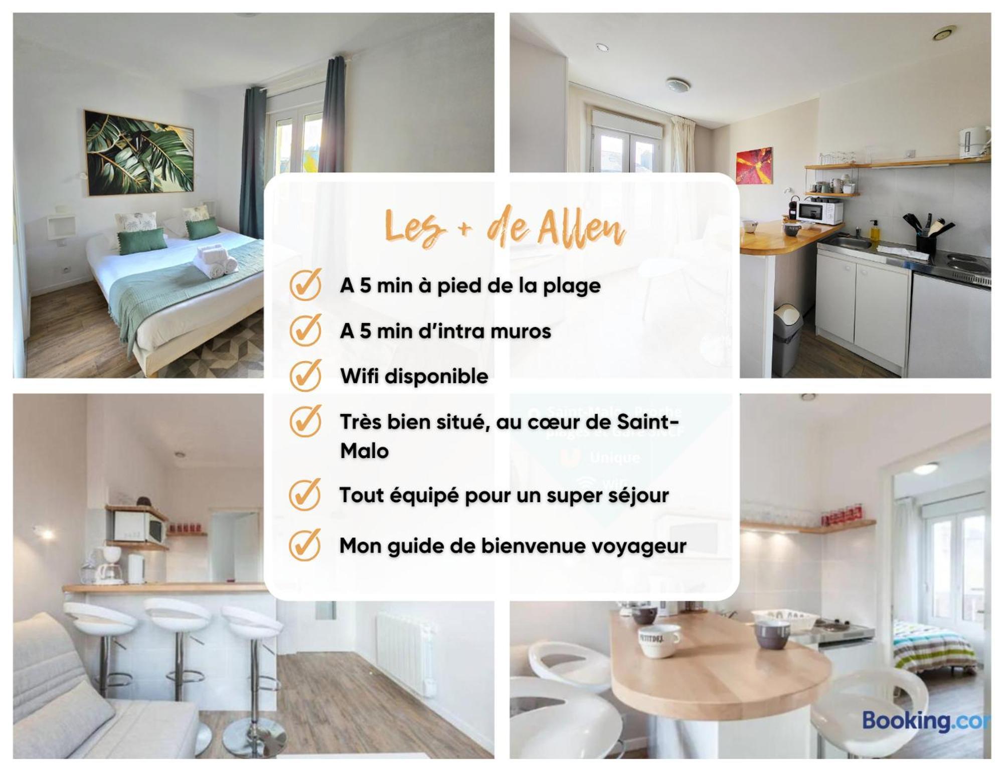 Allen - 2Min De La Plage Du Sillon Et Intra Saint-Malo Zewnętrze zdjęcie